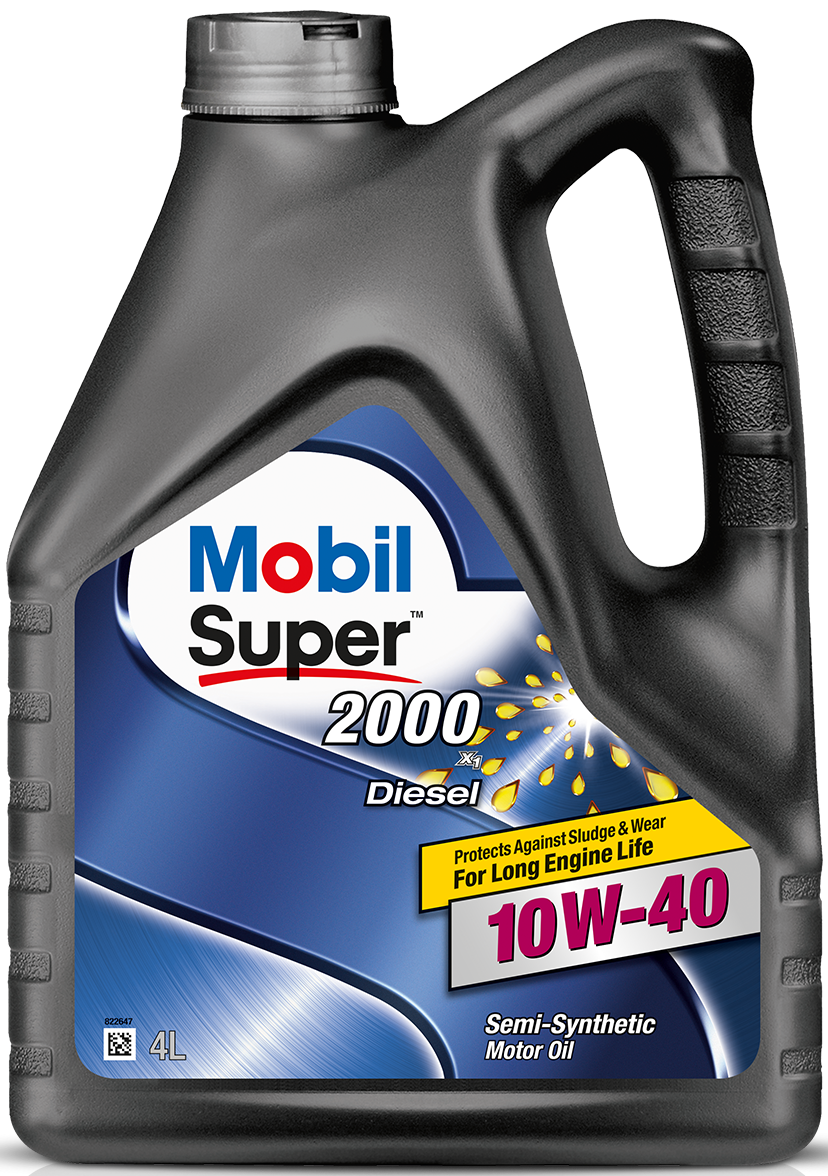 Моторное масло Mobil Super 2000 X1 Diesel 10W-40 4L