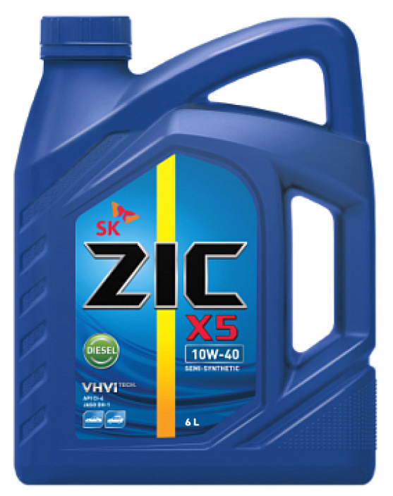 Моторное масло Zic X5 Diesel 10W-40 6L
