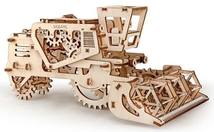 Puzzle 3D-constructor UGears Комбайн (70 010)
