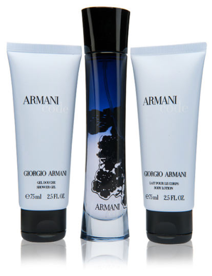Set de parfumuri pentru ea Giorgio Armani Code Femme EDP 50ml + Shower Gel 75ml + Body Lotion 75ml