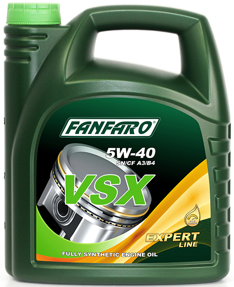 Моторное масло FanFaro VSX 5W-40 4L