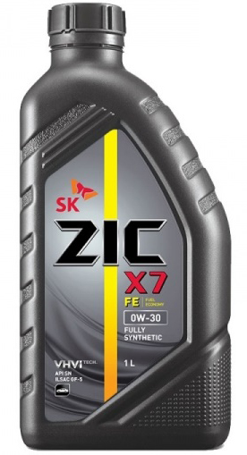 Моторное масло Zic X7 FE 0W-30 1L