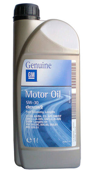 Моторное масло General Motors Dexos2 Longlife SAE 5W-30 1L