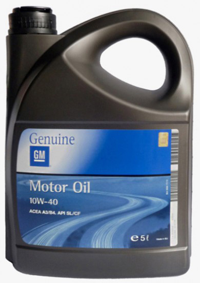 Моторное масло General Motors Semi Synthetic SAE 10W-40 5L