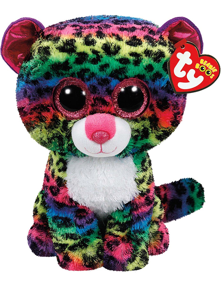 Jucărie de pluș Ty Dotty Multicolor Leopard 24cm (TY37074)
