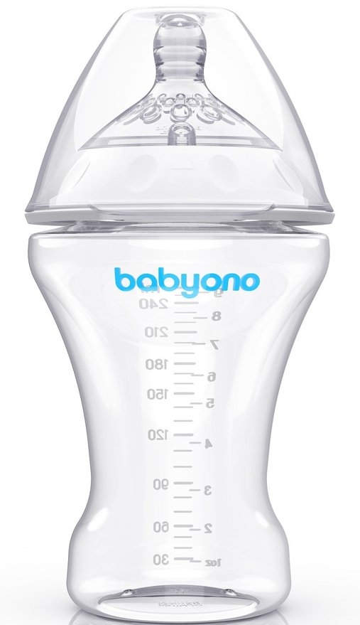 Бутылочка для кормления BabyOno Natural 180ml (1450)