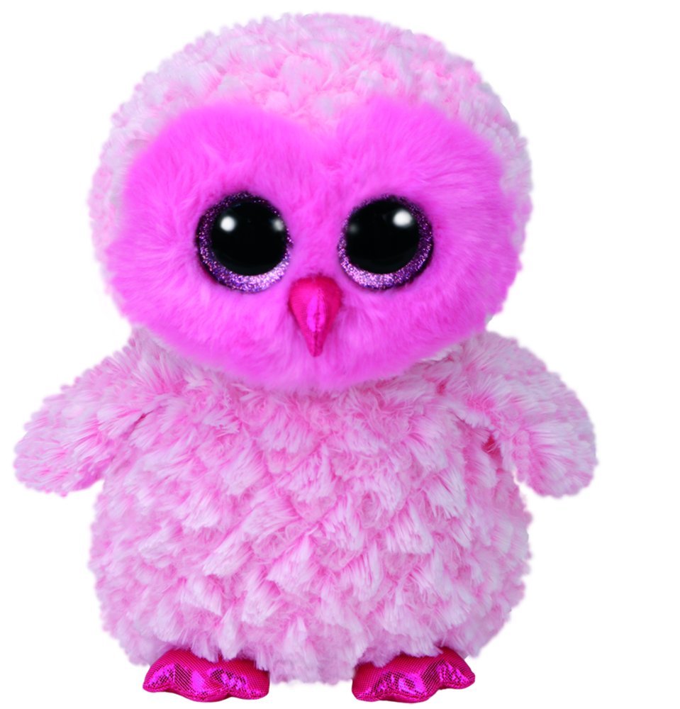 Breloc Ty Twiggy Pink Owl 24cm (TY37158)