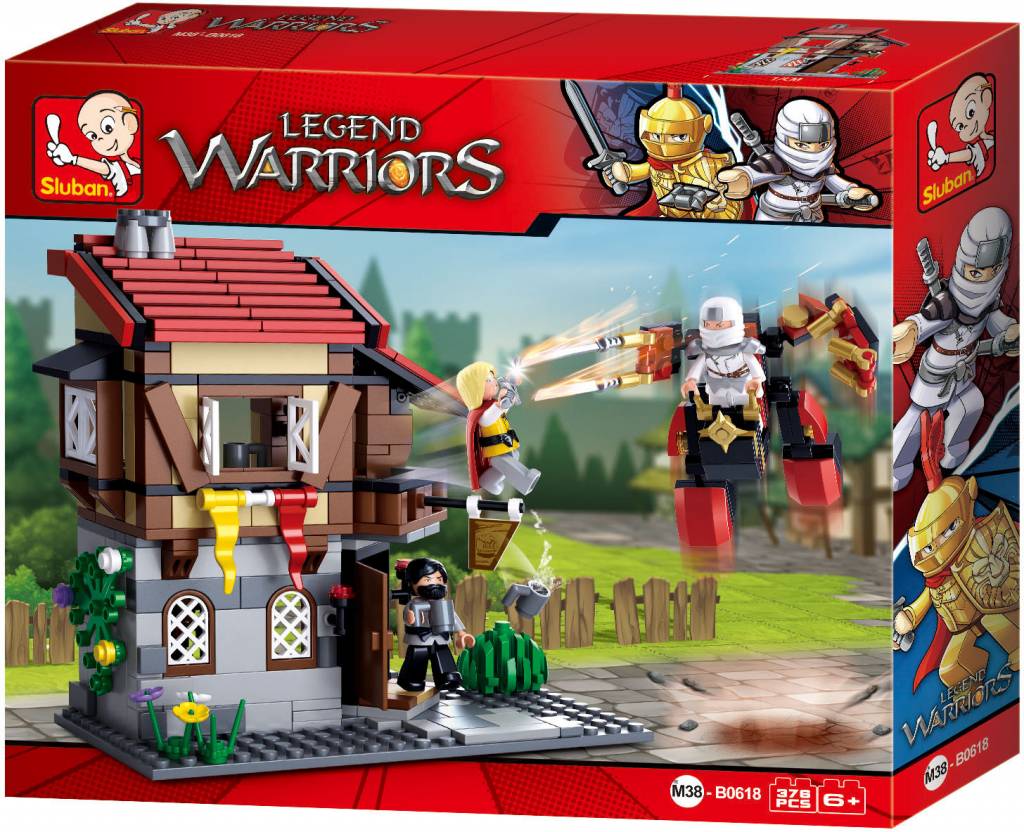 Конструктор Sluban Wariors The War of Tavern (B0618)