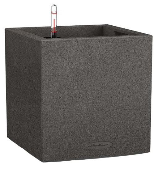Ghiveci Lechuza Canto Color Square 30 Graphite Black