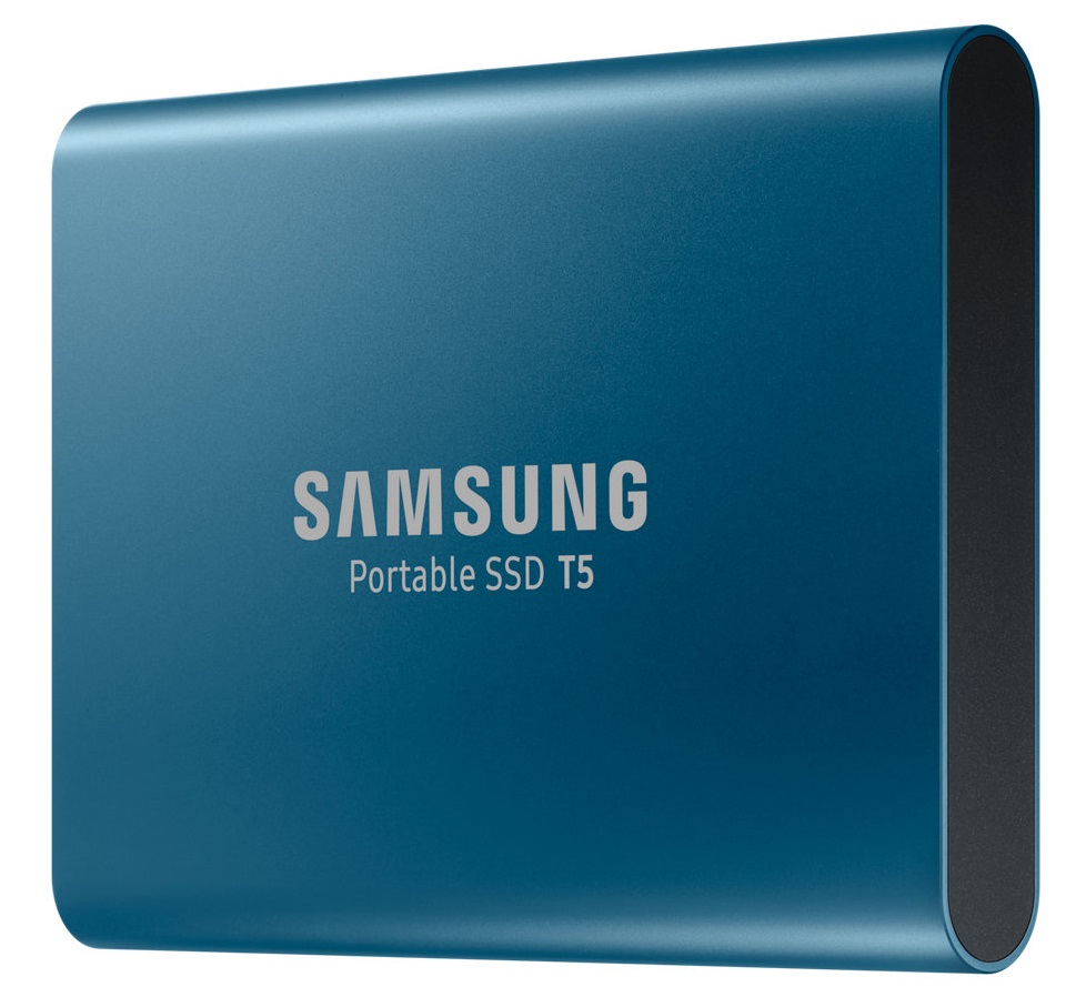 Внешний SSD Samsung T5 500Gb Blue (MU-PA500B/WW)