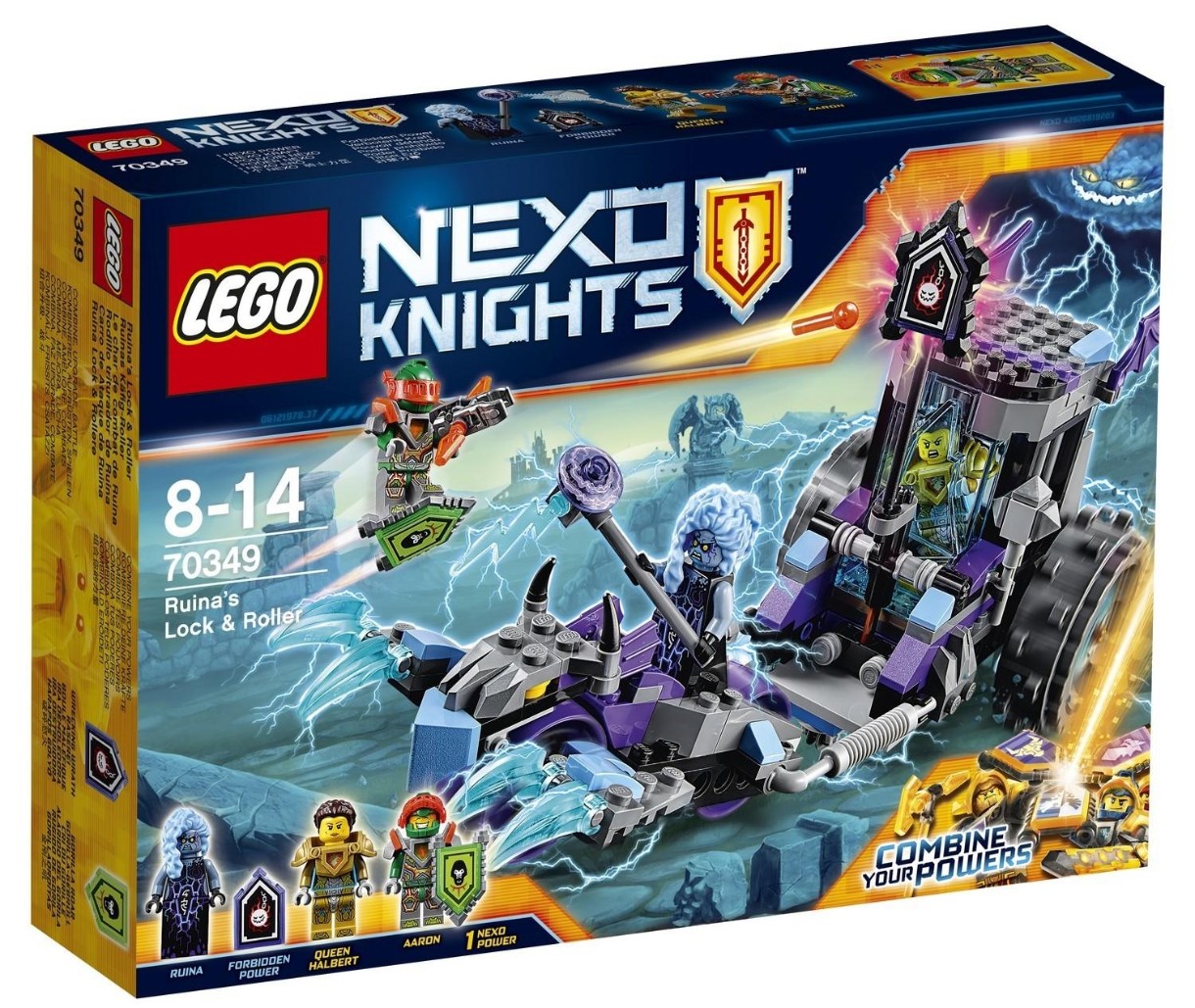 Set de construcție Lego Nexo Knights: Ruina's Lock & Roller (70349)