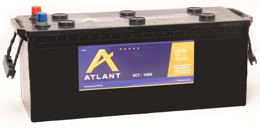 Автомобильный аккумулятор Atlant 6CT 140 Ah L+