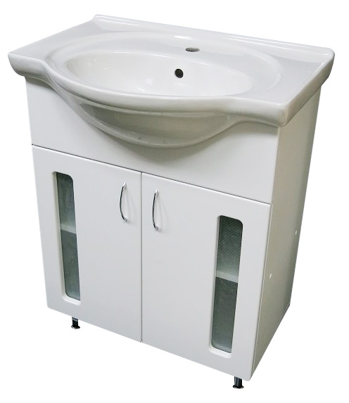 Dulap cu lavoar Aquaplus Bath Clasic Glass 65cm 7065