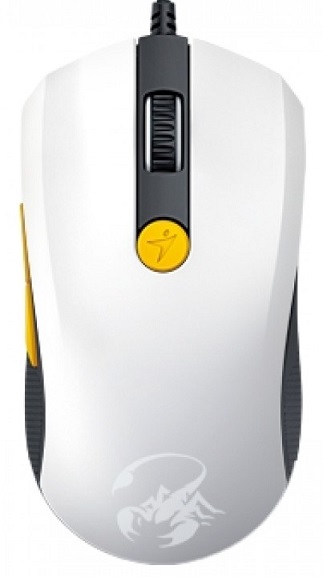 Компьютерная мышь Genesis Scorpion M8-610 Laser White/Orange