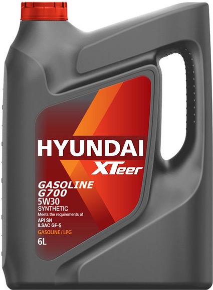Моторное масло Hyundai XTeer Gasoline G700 5W-30 4L