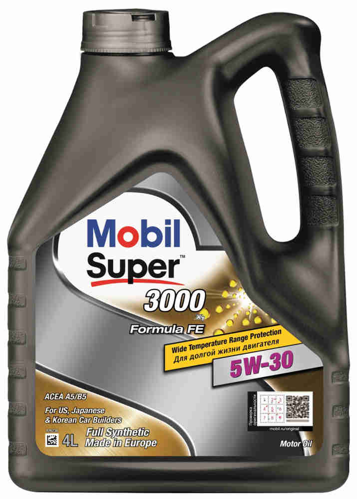 Моторное масло Mobil Super 3000 X1 5W-30 4L