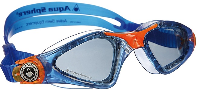 Ochelari înot Aqua Sphere Kayenne Junior Blue T/Orange Clear Lens  (EP123118)