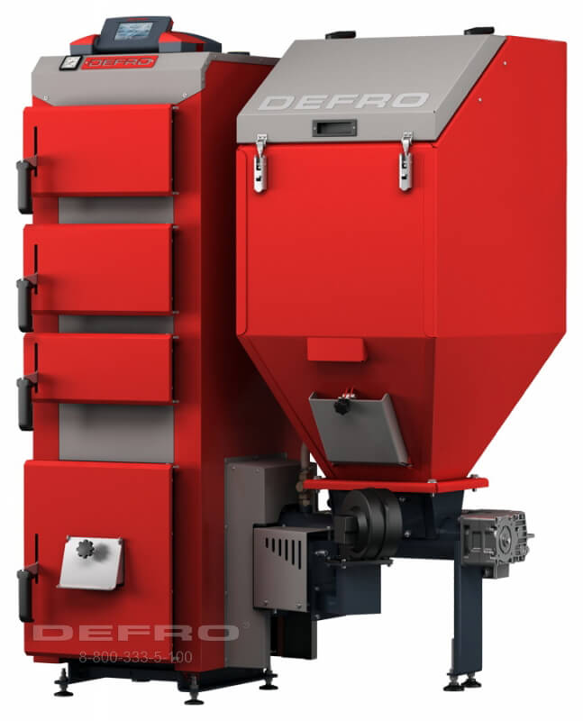 Cazan combustibil solid Defro Duo Uni 25kW
