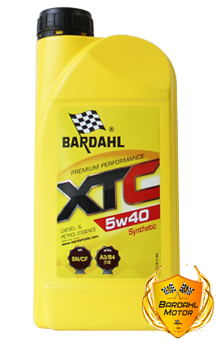 Моторное масло Bardahl XTC API SN/CF A3/B4 5W-40 1L