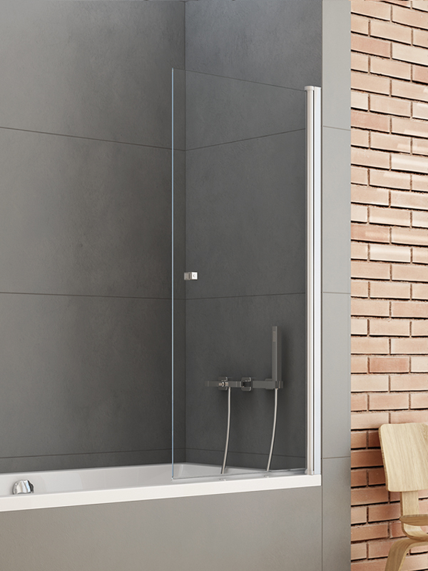 Paravan pentru cada New Trendy Bathtub New Soleo P-0025 Screen Hinged 90x140 (10853)