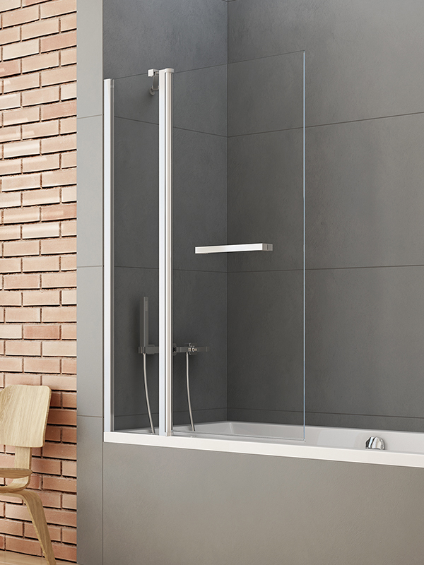 Paravan pentru cada New Trendy Bathtub New Soleo P-0026 Screen Hinged 100x140 (04468)