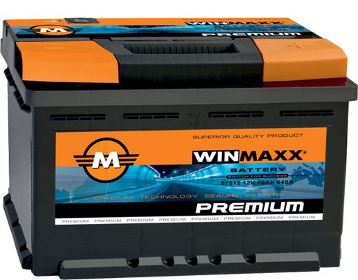 Автомобильный аккумулятор Winmaxx Premium 6ST-75