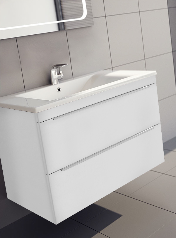 Шкаф с умывальником Martat Vesta 85 White (11880) - купить по выгодной ...