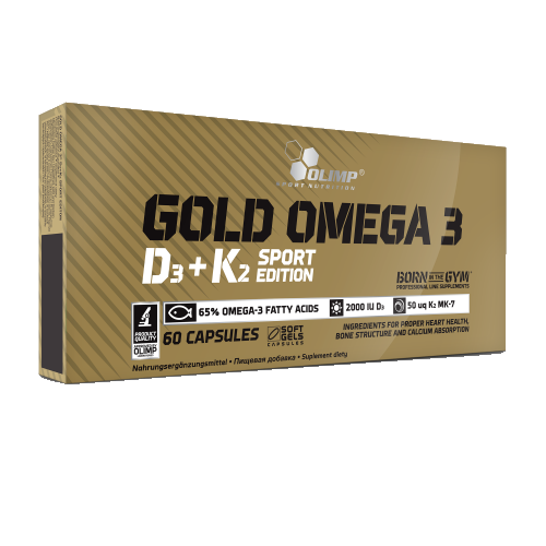 Витамины Olimp Gold Omega 3 D3 + K2 Sport Edition 60cap