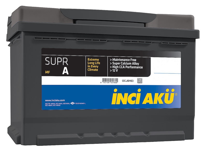 Автомобильный аккумулятор Inci Aku SuprA (L2 055 049 113)