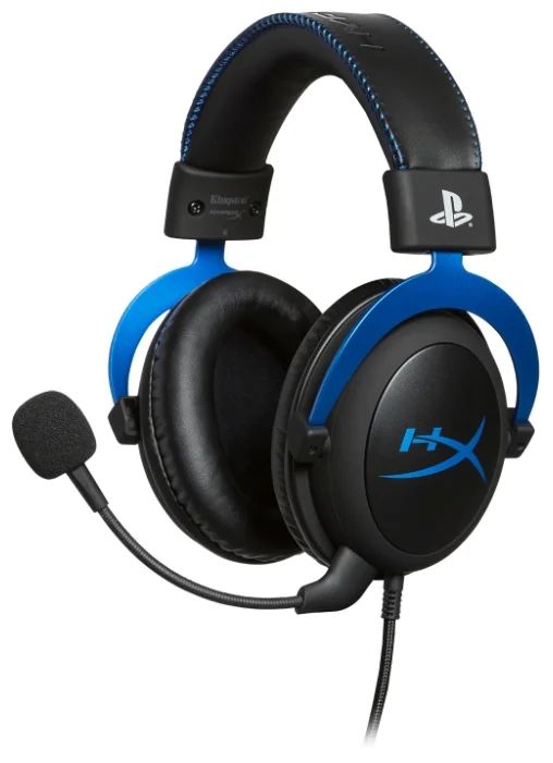 Наушники HyperX Cloud PS4 Black/Blue (HX-HSCLS-BL/EM)