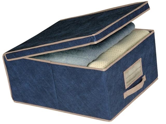 Husă pentru haine Stardecor Blue 50x40x25cm (36619)