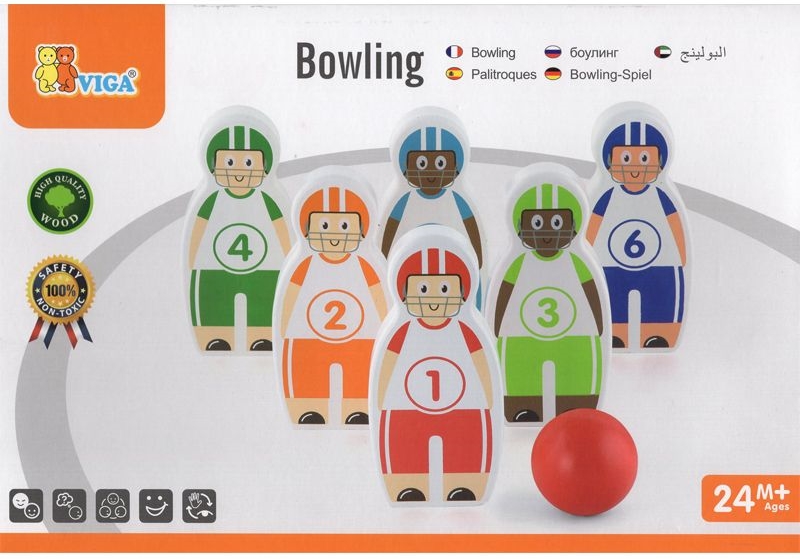 Bowling pentru copii Viga Bowling (50666)