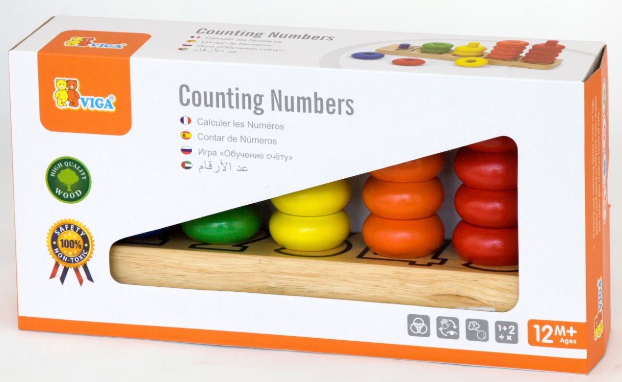 Materialul de numărare Viga Counting Numbers (58474)