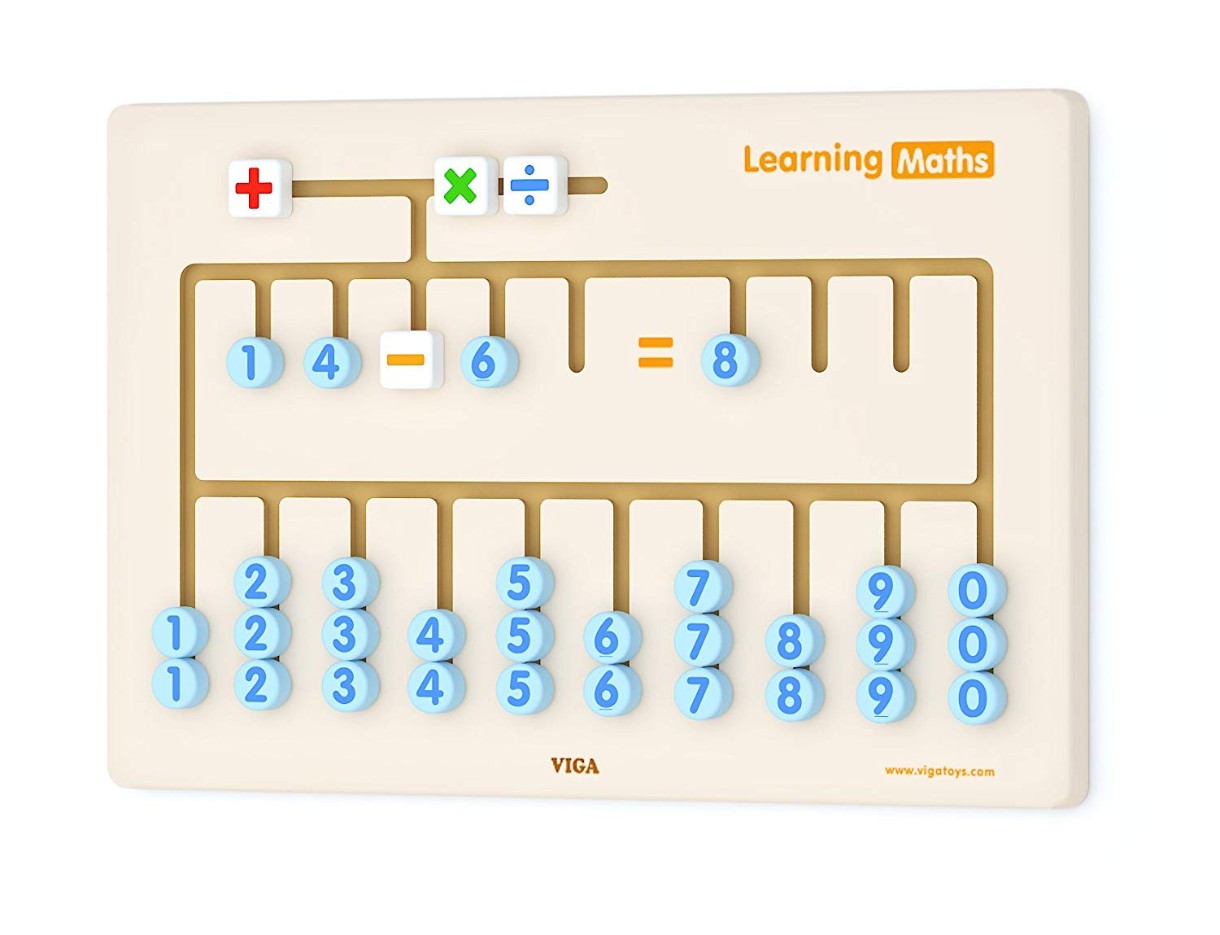 Busy Board Viga Wall Toy - Learning Maths (50675)