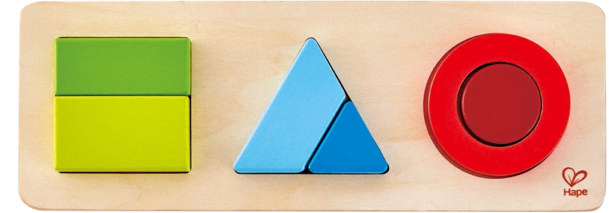 Joc educativ Hape Geometry Puzzle (E1615A)