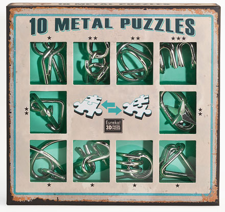 Головоломка Eureka 10 metal puzzles 2 (473357)