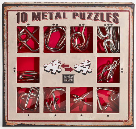 Головоломка Eureka 10 metal puzzles 3 (473358)