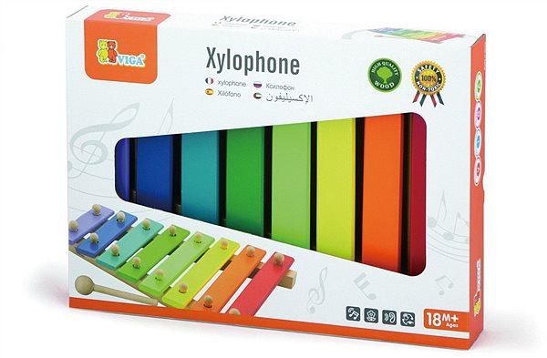 Xilofon Viga Wooden Xylophone (58771)