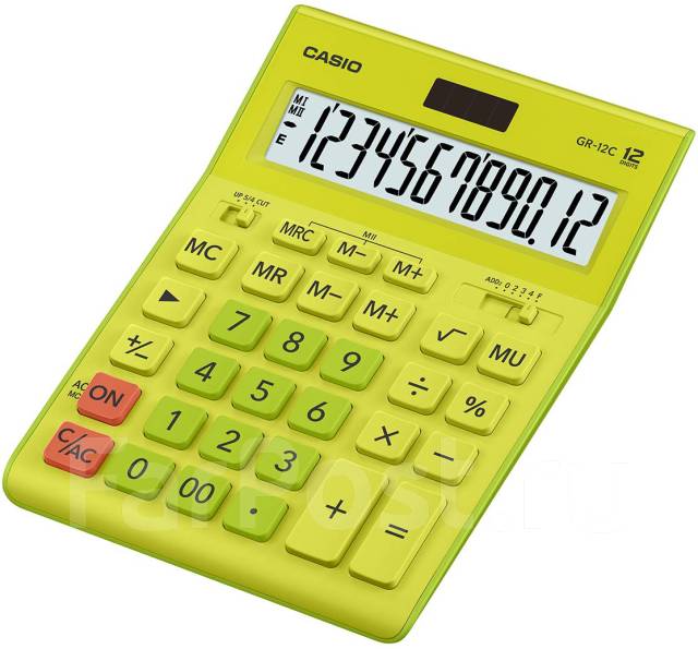 Calculator de birou Casio GR-12/12 Green
