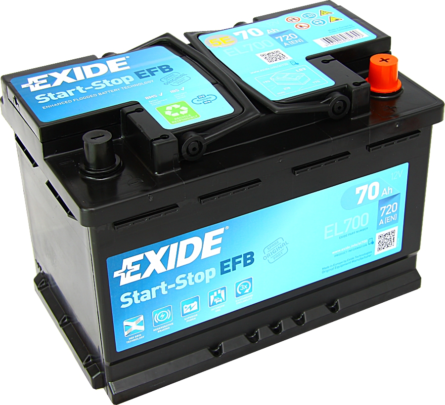 Автомобильный аккумулятор Exide Start-Stop EFB EL700
