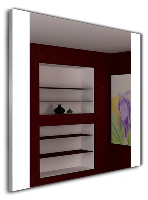 Oglindă baie cu iluminare LED J-Mirror Sabina 100x60 Aluminium Frame