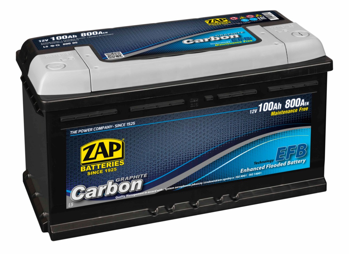 Автомобильный аккумулятор Zap Carbon EFB (600 05)