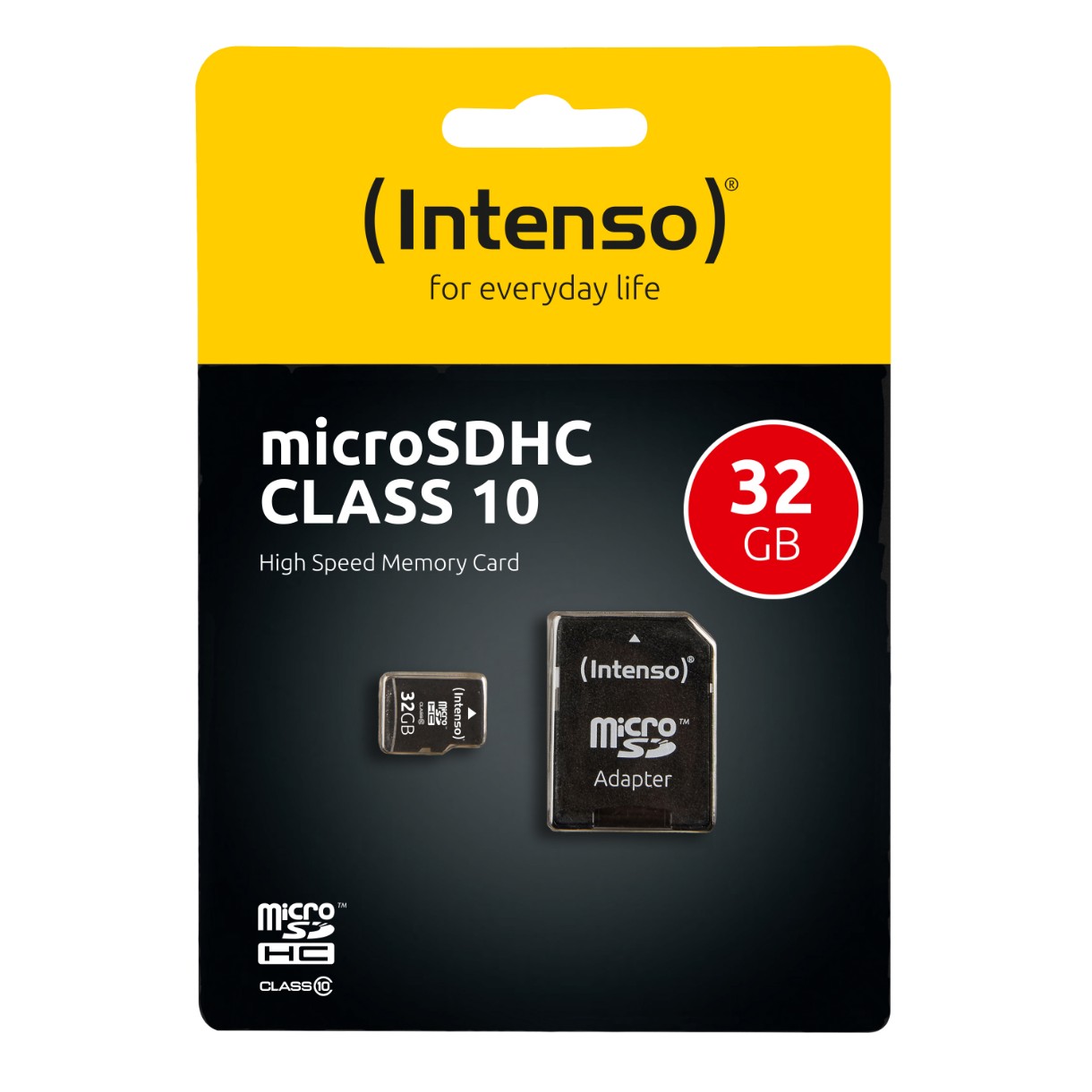 Сard de memorie Intenso MicroSD 32GB Class 10 + SD Adapter