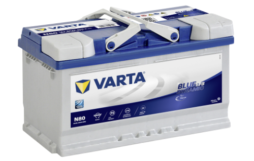 Автомобильный аккумулятор Varta Blue Dynamic N80 (580 500 080)
