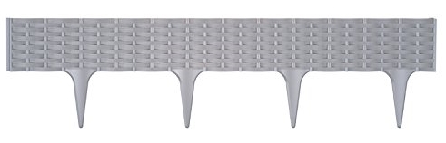 Садовое ограждение Prosperplast Palisada Grey IBRA-405U