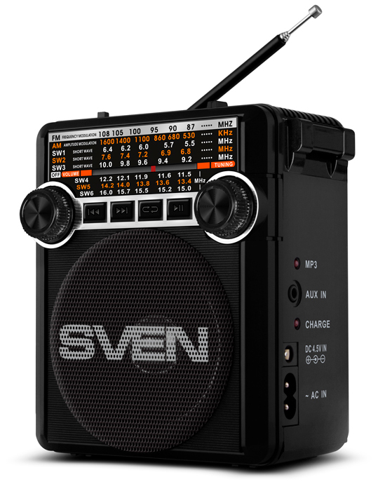 Radio portabil Sven SRP-355 Black