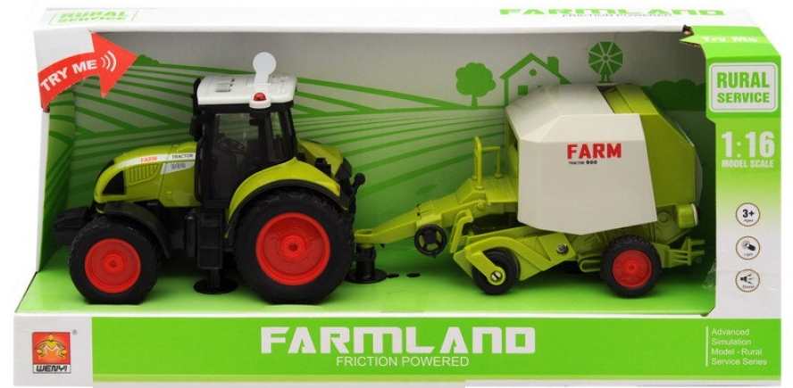 Tractor Wenyi 1:16 Trailered Farm Tractor (WY900L)
