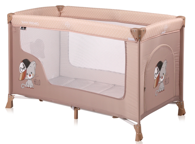 Pătuț pliabil Lorelli San Remo 1 Beige Cool Cat (10080011935)