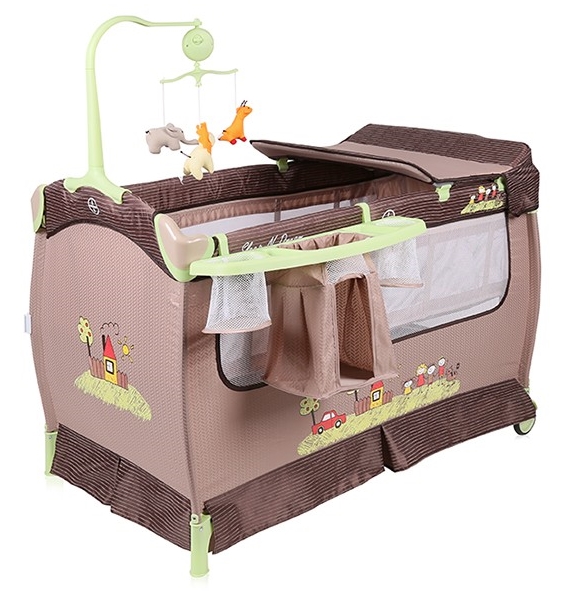 Pătuț pliabil Lorelli Sleep&Dream Beige Family (10080311806)