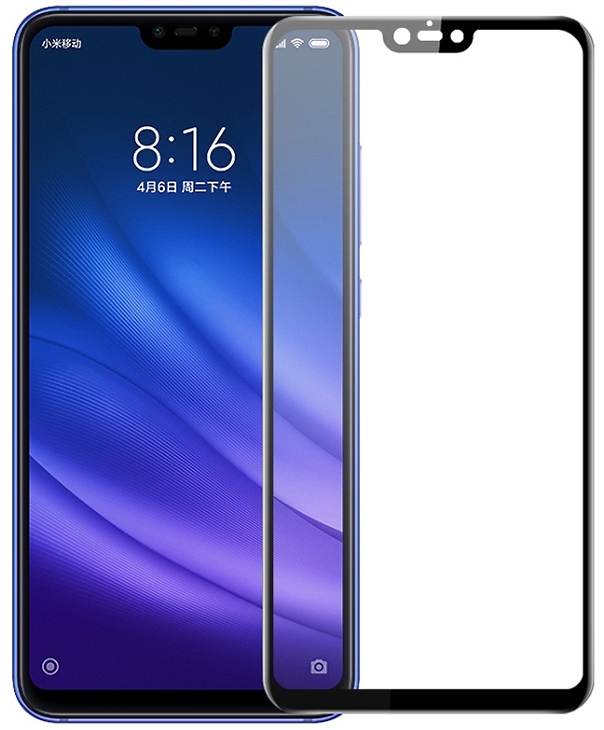 Sticlă de protecție pentru smartphone Screen Geeks Full Cover Glass Pro All Glue 4D for Xiaomi Mi 8 Lite Black 